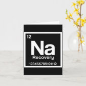 Carte Mens na element narcotics anonymous recovery sober (Fleur jaune)