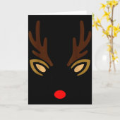 Carte Mens Reindeer Face Gles Christmas Costume Pajama B (Fleur jaune)