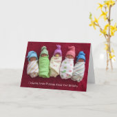 Carte Mensonge éveillé : Bébés d'argile, sculptures : (Fleur jaune)