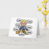Carte Mensonges clownesques (Fleur jaune)