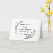 Carte Mental Health Awareness happy Blank Card (Fleur jaune)