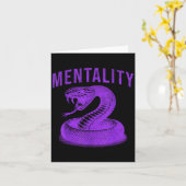 Carte Mentality Mindset Snake Motivation Of Chamons Bask (Fleur jaune)