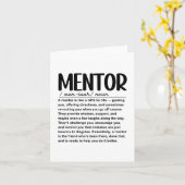 Carte Mentor (Fleur jaune)