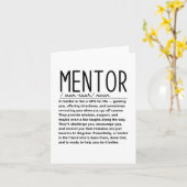 Carte Mentor (Fleur jaune)