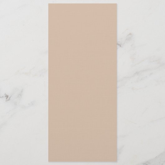 Carte menu Aquarelle (Dos)