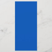 Carte Menu Boissons - Roses Bleues et Blanches Cob (Dos)