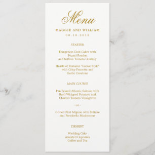 Carte menu de menu de fleurs de couleur MODIFIABLE