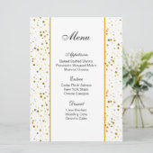 Carte Menu - Golden Stars (Debout devant)