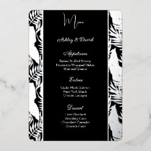 Carte menu Mariage