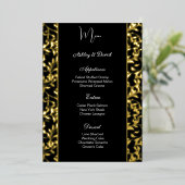 Carte menu Mariage (Debout devant)