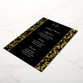 Carte menu Mariage (Rotation)