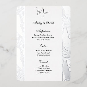 Carte menu Mariage
