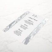 Carte menu Mariage (Rotation)