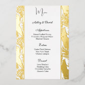 Carte menu Mariage (Recto)