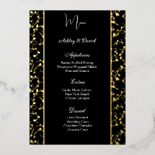 Carte menu Mariage