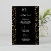 Carte menu Mariage (Debout devant)