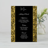 Carte menu Mariage (Debout devant)