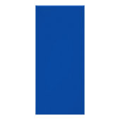 Carte menu mariage à fleurs bleues Chinoiserie (Dos)