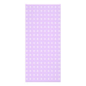 Carte menu mariage de la typographie à main lavand (Dos)