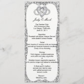 Carte Menu Mariage Infinity Heart (Devant)