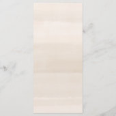 Carte Menu Mariage Jardin Lumière Lune (Dos)