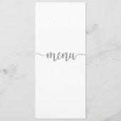 Carte Menu, Menu Mariage, Dîner, Déjeuner (Dos)