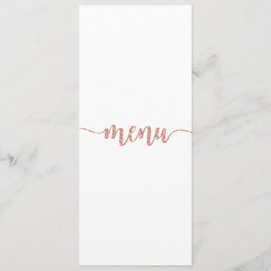 Carte Menu, Menu Mariage, Dîner, Déjeuner (Dos)