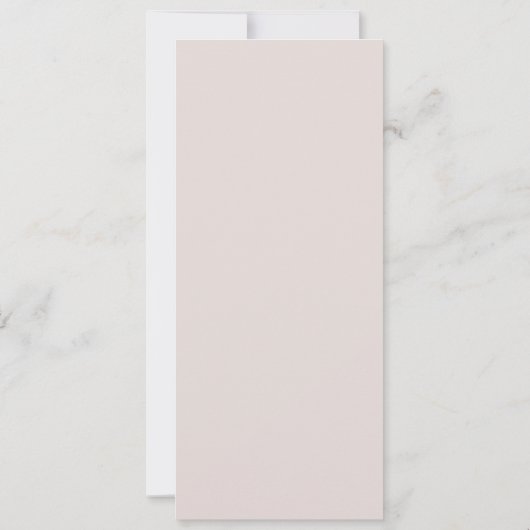 Carte menu Monogramme classique (Dos)