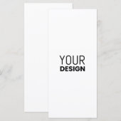 Carte menu plat [Multi Size] (Devant / Derrière)
