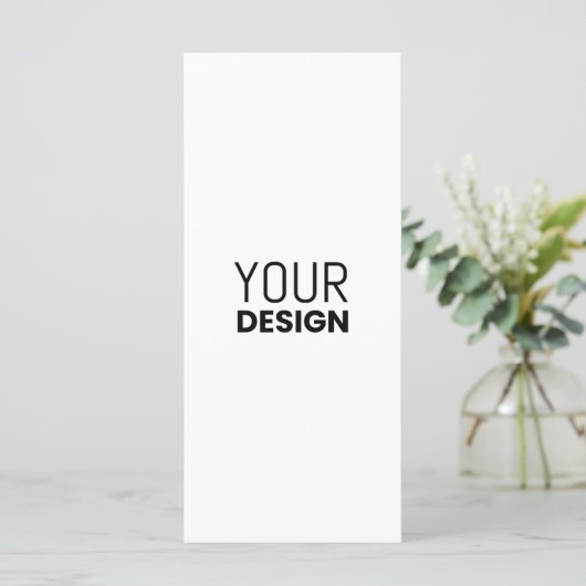 Carte menu plat [Multi Size] (Debout devant)
