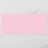 Carte menu plat Watercolor Pink Gold 4x9 (Dos)