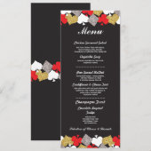 Carte Menu Réception de Mariage Casino Las Vegas (Devant / Derrière)