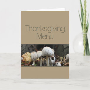 Carte Menu Thanksgiving
