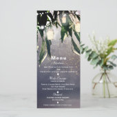 Carte Menu Weight Willow Tree & Mason Jar Lights (Debout devant)