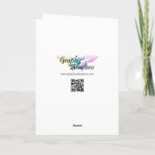 Carte Meow Cats Red Fundy Cat Lady Anniversaire (Dos)