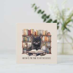 Carte Meow Est Le Moment De Toucher Les Livres
