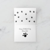 Carte Meow-ma Joyeuse Fête des mères (Intérieur)