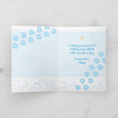 Carte MEOW Red Paw Chat Noël Mitten Joyeuses Fêtes (Intérieur)