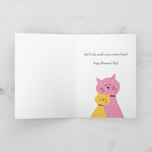 Carte Meowvelous Mama Cat (Intérieur)