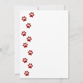 Carte Meowy Christmas Chat Kitten Photo Blanc (Dos)