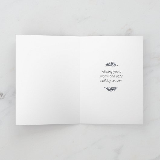 Carte Meowy Noël et Purrfect Nouvel An Chat Noël (Intérieur)