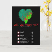 Carte M'épouseras-tu ? (Fleur jaune)