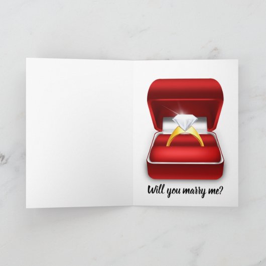 Carte M'épouseras-tu ? Connectez les points ! (Intérieur)