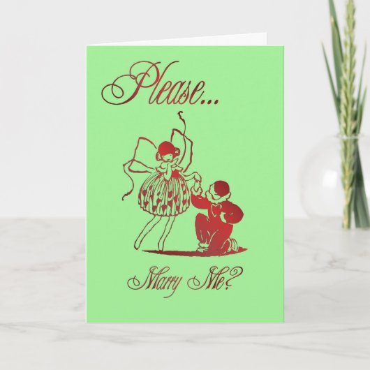 Carte M'épouseras-tu ? Proposition de mariage (Devant)