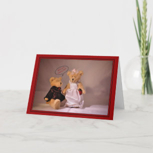 Carte M'épouseras-tu ? Proposition de mariage. ours mari