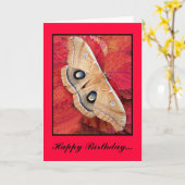 Carte MePrintPolyPhemusa, joyeux anniversaire… - (Fleur jaune)