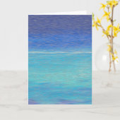 Carte Mer Bleue des Caraïbes (Fleur jaune)