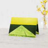 Carte Mer d'hiver (Fleur jaune)