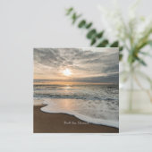 Carte Mer du Nord, Danemark coucher de soleil pittoresqu (Debout devant)