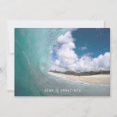 Carte Mer Et Salutations Vague De Baril Nautique (Devant)